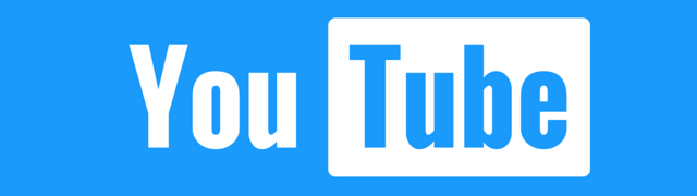 YouTube blue custom logo banner