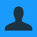 BrandYourself blue, profile outline