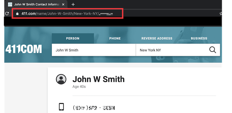 411 white pages reverse address online lookup