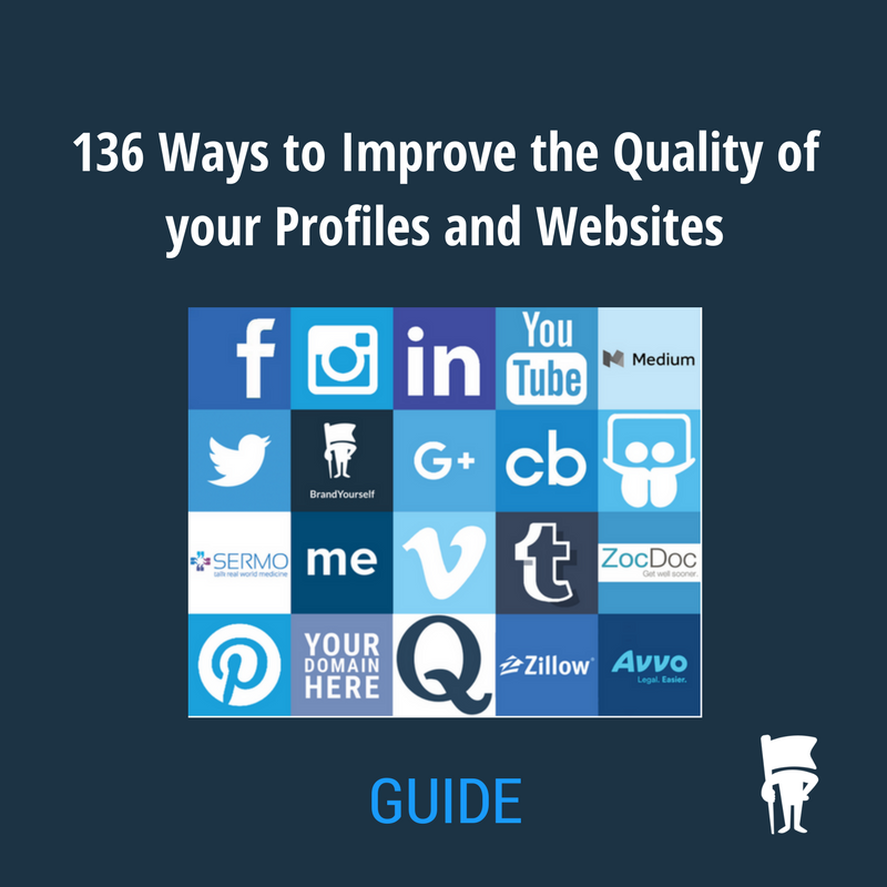 136 Ways to improve your profiles and websites