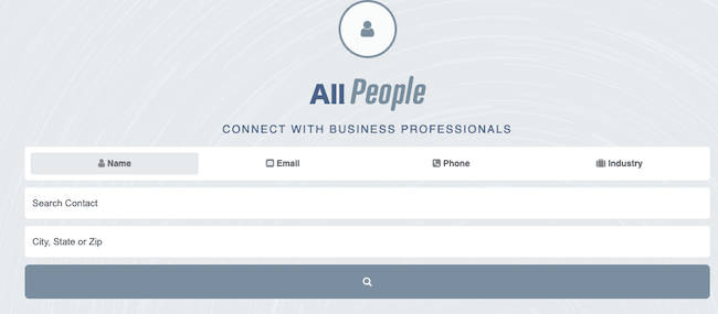 allpeople website