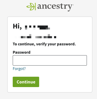 ancestry.com verify password