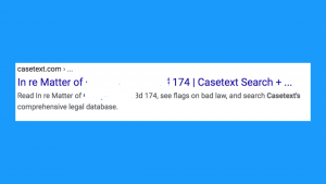 BrandYourself CaseText Search Result Removal