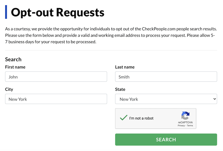 checkpeople opt out completed form