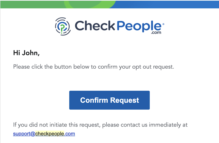 checkpeople opt out email