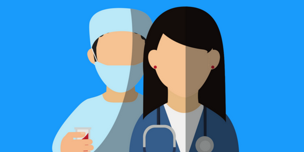 BrandYourself, male and female doctors