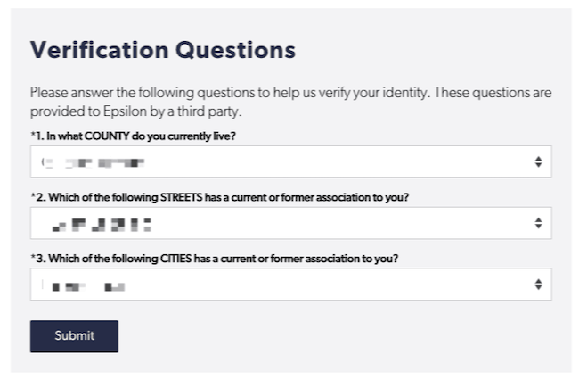 epsilon verificaton questions