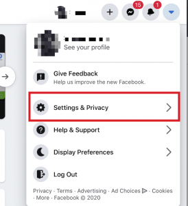 facebook settings and privacy 2