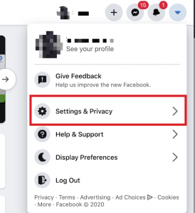 facebook settings and privacy