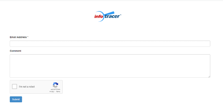 infotracer opt out submission
