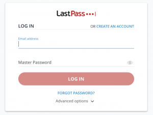 lastpass login