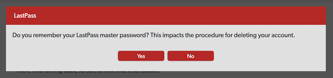 lastpass masterpassword