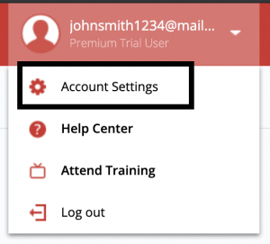 lastpass select account settings 2