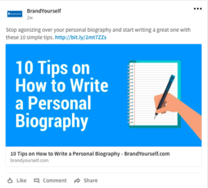 BrandYourself, linkedin, 10 tips on how to write a personal bio