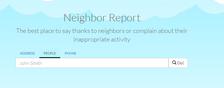 neighbor report search