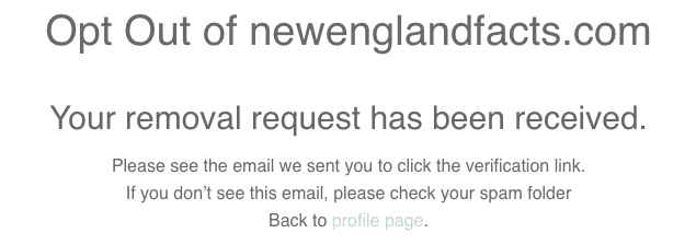 newenglandfacts email verification