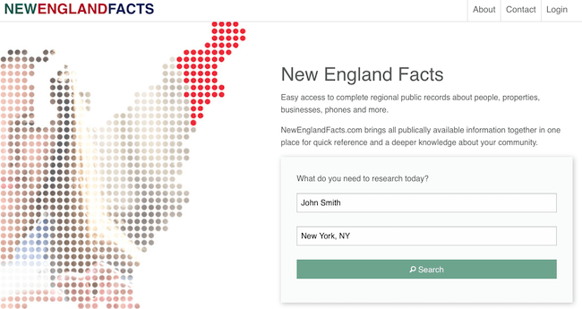newenglandfacts search engine