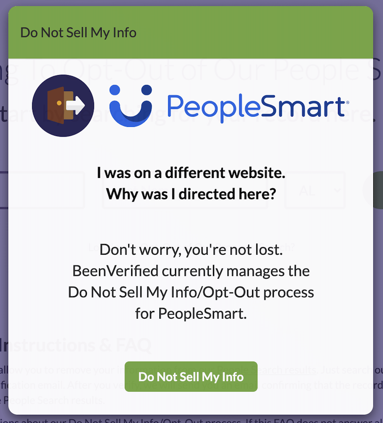 peoplesmart opt out