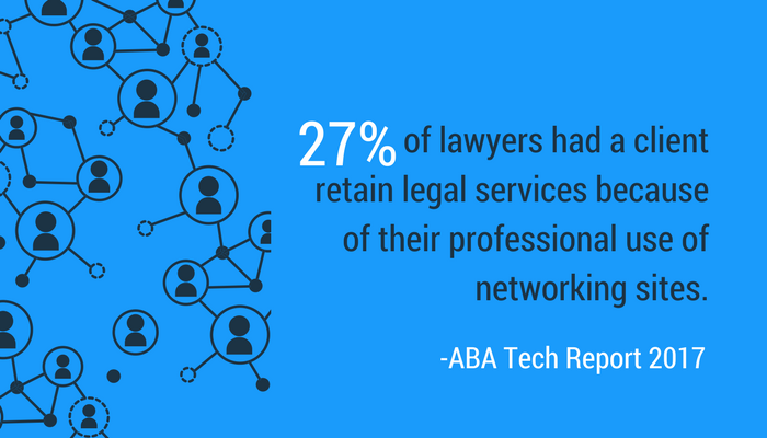 Effectively using networking sites is another important aspect of lawyer branding.