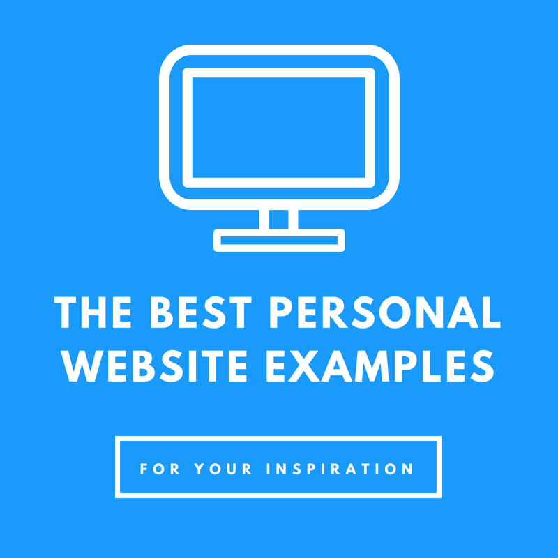 15 Of The Best Personal Website Examples Around (2018)