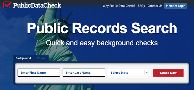 publicdatacheck website