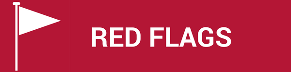 BrandYourself, white flag, red background, red flag text