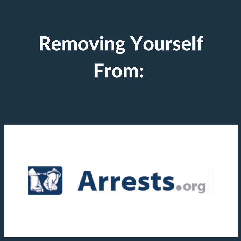 Removing Yourself From Arrests.org - BrandYourself