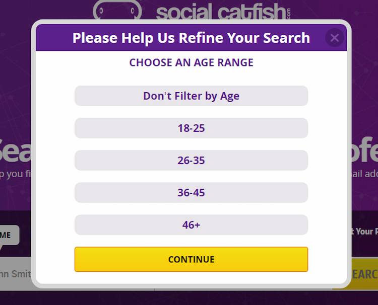 social catfish age range