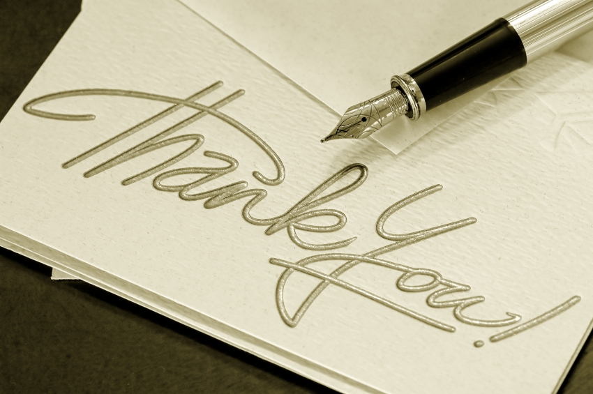 Job Search Tips – How to Write a Good Thank You Note