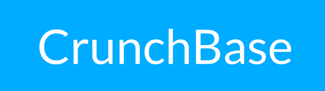 Crunchbase blue minimal logo banner