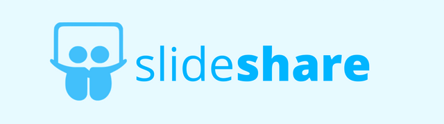 SlideShare blue logo banner